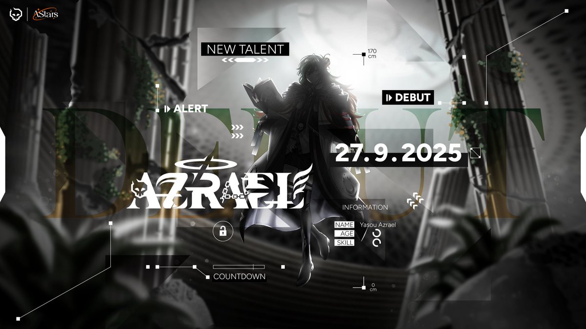 AStars official (@astarsofficial) on Twitter photo ◤ เดบิวต์ดาวดวงใหม่ ◢
<a href="/YasouAzrael_AS/">Yasou Azrael 💀 🏮🎶 AStars production</a> มาเยือนท้องฟ้า AStars ยามค่ำคืนของวันที่ 27 กันยายนนี้
#AStars_Vtuber #AzraelAS ◤ เดบิวต์ดาวดวงใหม่ ◢
<a href="/YasouAzrael_AS/">Yasou Azrael 💀 🏮🎶 AStars production</a> มาเยือนท้องฟ้า AStars ยามค่ำคืนของวันที่ 27 กันยายนนี้
#AStars_Vtuber #AzraelAS