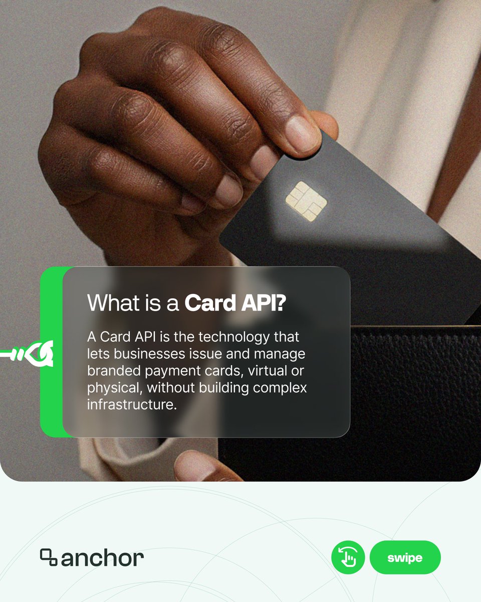 buildwithanchor's tweet image. Ever wondered how fintechs issue their own cards?