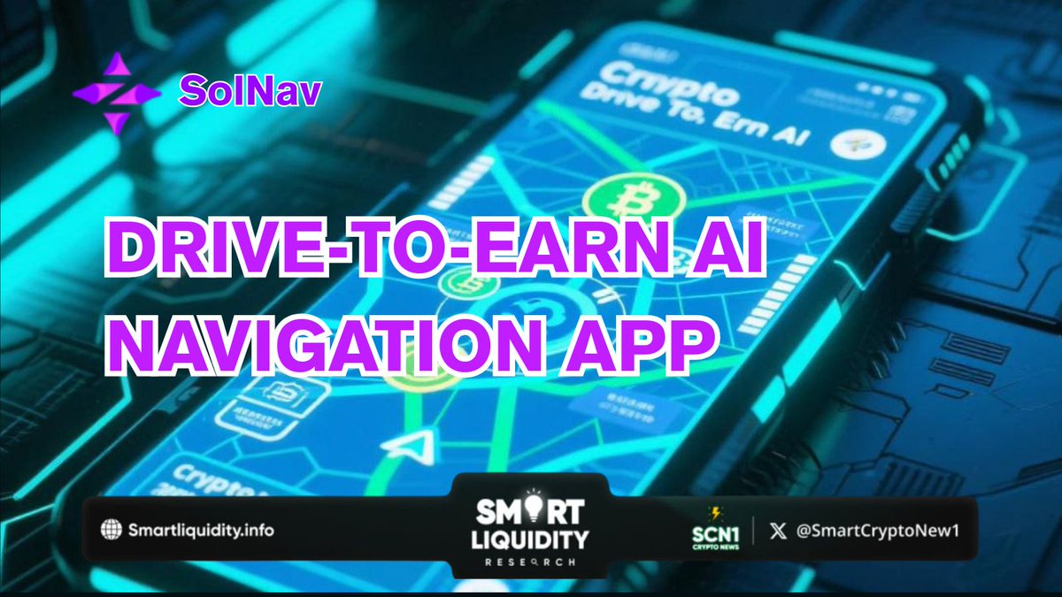 SmartCryptoNew1's tweet photo. 🚚 @SolNavAI represents a groundbreaking innovation in the realm of navigation apps by integrating the power of AI with the efficiency of the @Solana blockchain network.
🗾 As the first drive-to-earn AI navigation app, #SolNav not only provides real-time route optimization to help drivers avoid common road obstacles like heavy traffic, road work, and closures, but also incentivizes users through a unique earnings model
🔸Staking
🔸Referal Systems
🔸3D car models that can feature as #NFTs
🔽 VISIT
https://t.co/9cLGbGeRBG
#SCN1 $SOLNAV