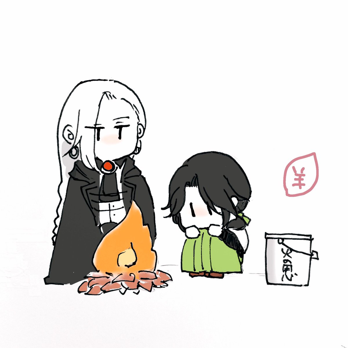 「🍠の焼ける音を聴いているんです」