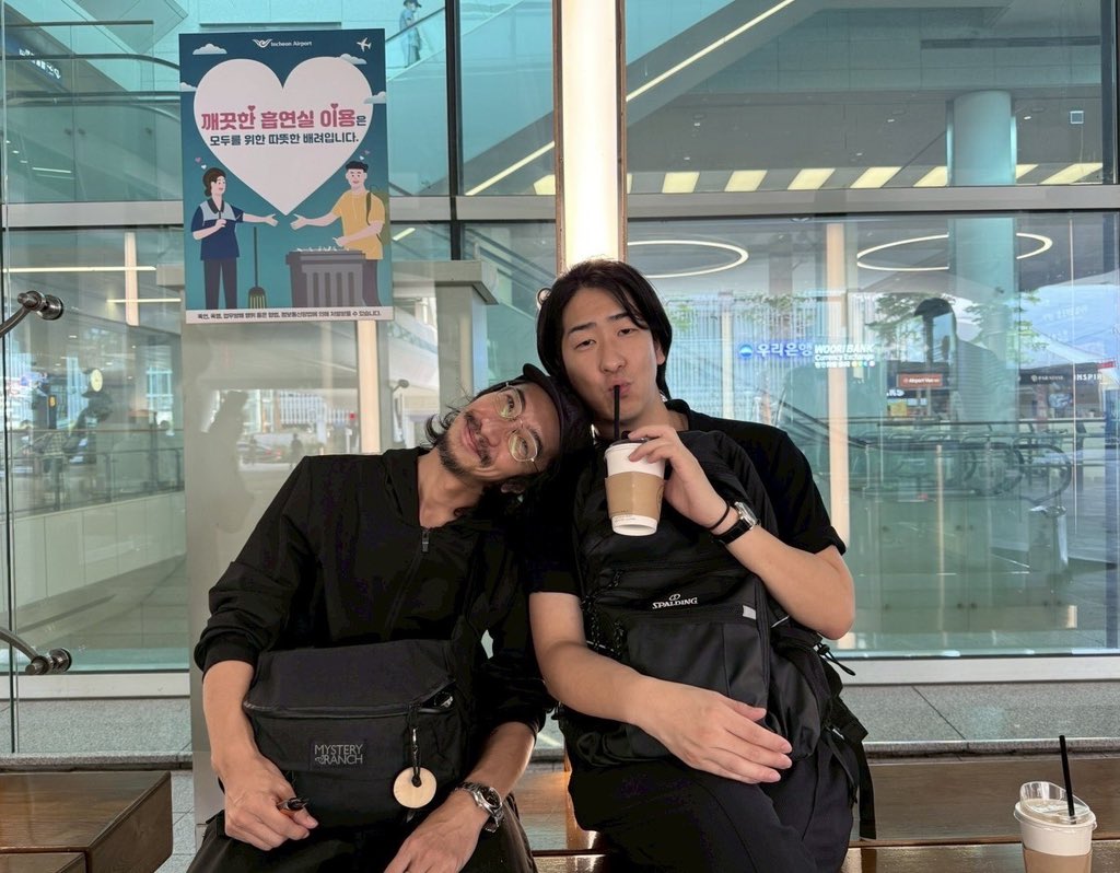 tetsu_gamon's tweet image. 韓国着きましたー❤️