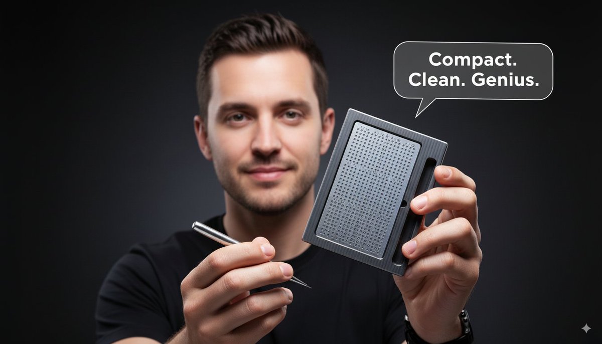 Crypto Nerds Love It

👥✅ The verdict: Compact. Clean. Genius. Sometimes the shortest reviews hit the hardest.
kryptodots.com
#SeedPhrase #SelfCustody #CryptoSecurity #Bitcoin
