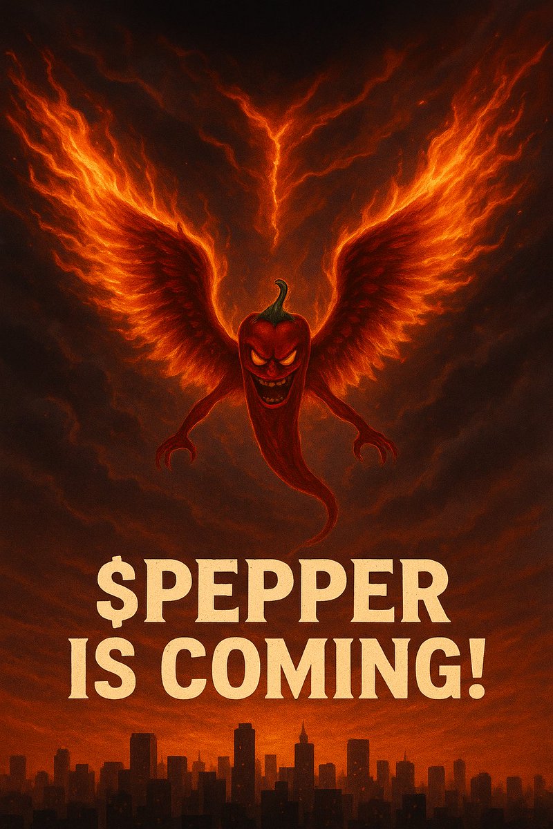 Gözünü gökyüzüne dik. 🌆
Ateşin adı: $PEPPER 🌶️🔥