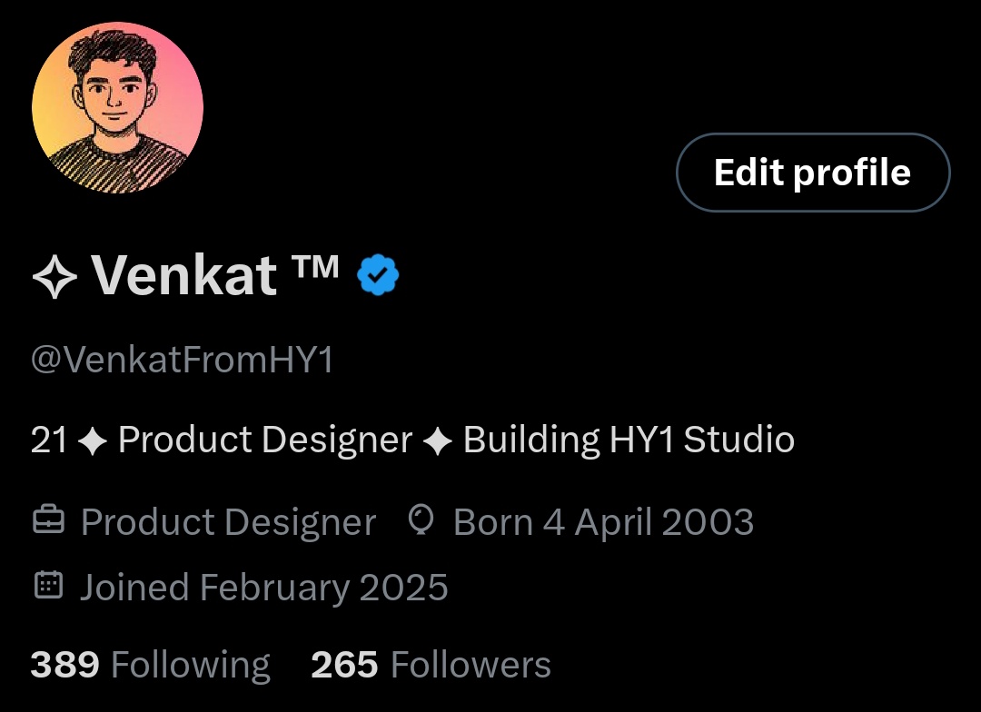 Finally reached 265 Followers 🤩

Road to 500 Followers...