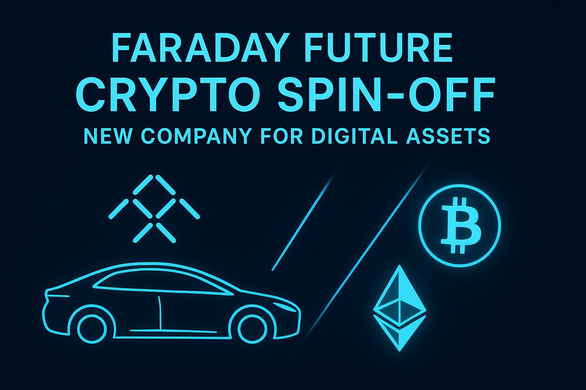 samp_fx's tweet image. फ़ैराडे फ्यूचर अपने क्रिप्टो एसेट्स को अलग कंपनी में स्थानांतरित करेगी।

[Faraday Future, crypto assets, spin off, digital assets, cryptocurrency news, crypto company, business news, crypto marketफ़ैराडे फ्यूचर, क्रिप्टो एसेट्स, नई कंपनी, डिजिटल एसेट्स, क्रिप्टोकरेंसी समाचार]