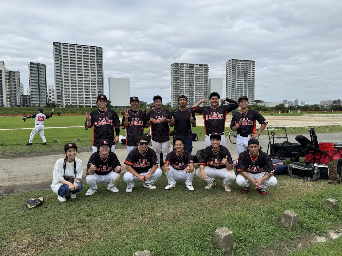 Tokyo_eagles's tweet photo. 区大会1回戦は不戦勝…

急遽、隣面の同じく不戦勝だったチーム様とOP戦。
かしらーず様、対戦ありがとうございました！

#草野球
#野球
#東京
#大田区
#対戦相手募集中
#選手募集中
#マネージャー募集中 https://t.co/9rSRe4p5MZ