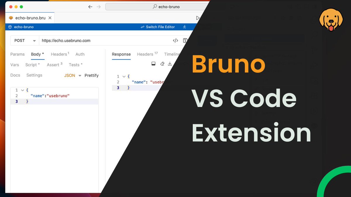 devgancode's tweet image. Bruno Extension Walkthrough 🚀

Ever felt limited while working with APIs using current market extensions? 

Here’s the @usebruno extension to the rescue:

- No login or signup, No cloud
- Git-based collaboration &amp;amp; Everything on your local system

Watch🔽
youtube.com/@devgancode