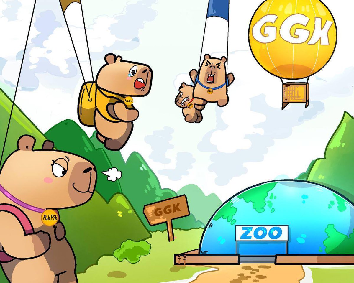 Big announcement soon. $GGK x <a href="/KhaokheowZoo/">สวนสัตว์เปิดเขาเขียว Khao Kheow Open Zoo</a> 

<a href="/GGKCapybaras/">Fan Page | Ging Gong Kaew (กิง ก่อง แก้ว)</a> 

#ginggongkaew 

Do not be sidelined.