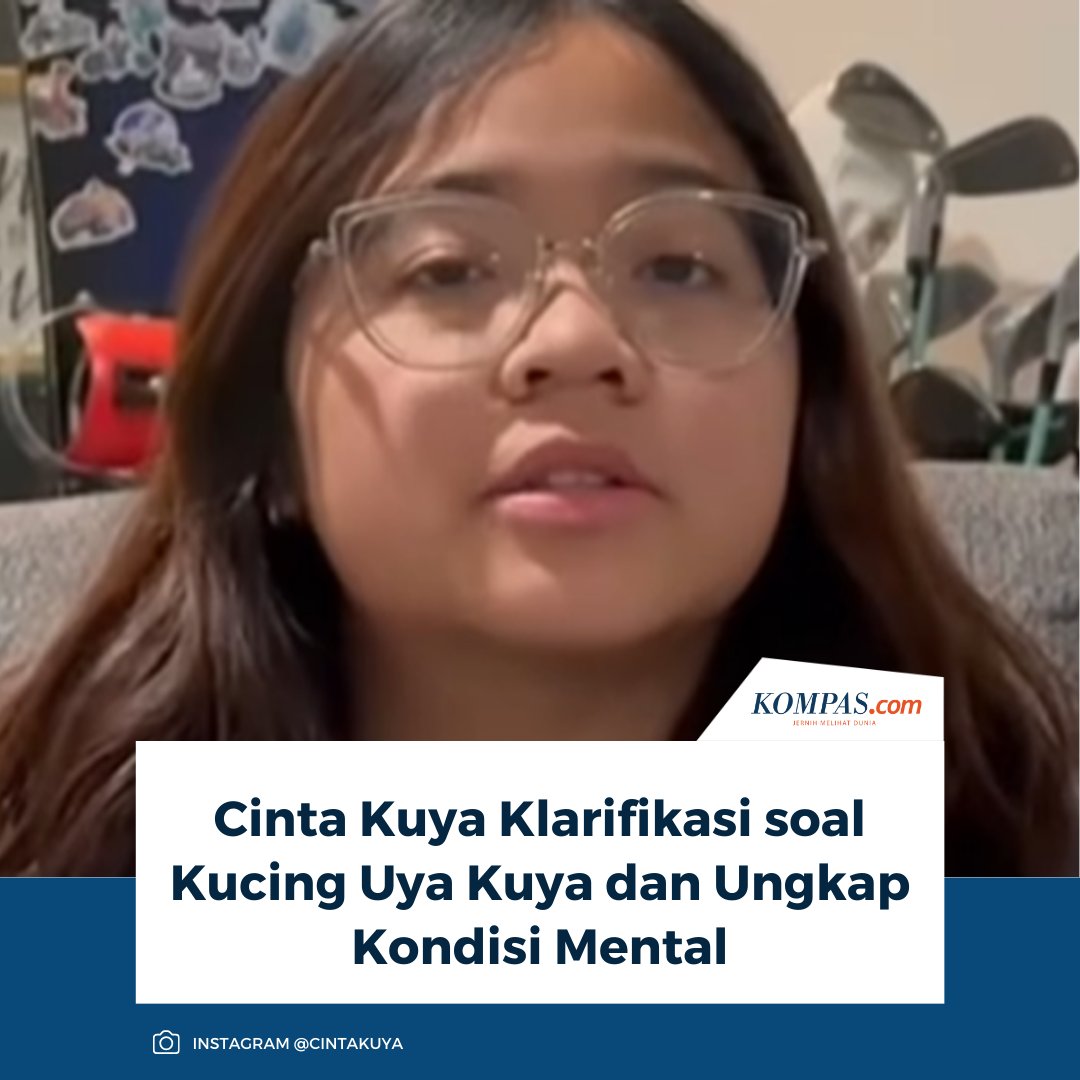 kompascom's tweet photo. Cinta Kuya, anak dari presenter Uya Kuya mengungkap kondisi mental yang ia alami pascapenjarahan rumahnya pada Agustus.
ππ» Baca selengkapnya https://t.co/3BAGBSVy2e
~AM #CintaKuya #UyaKuya #PenjarahanRumahUya https://t.co/PZ7EeyN0O5
