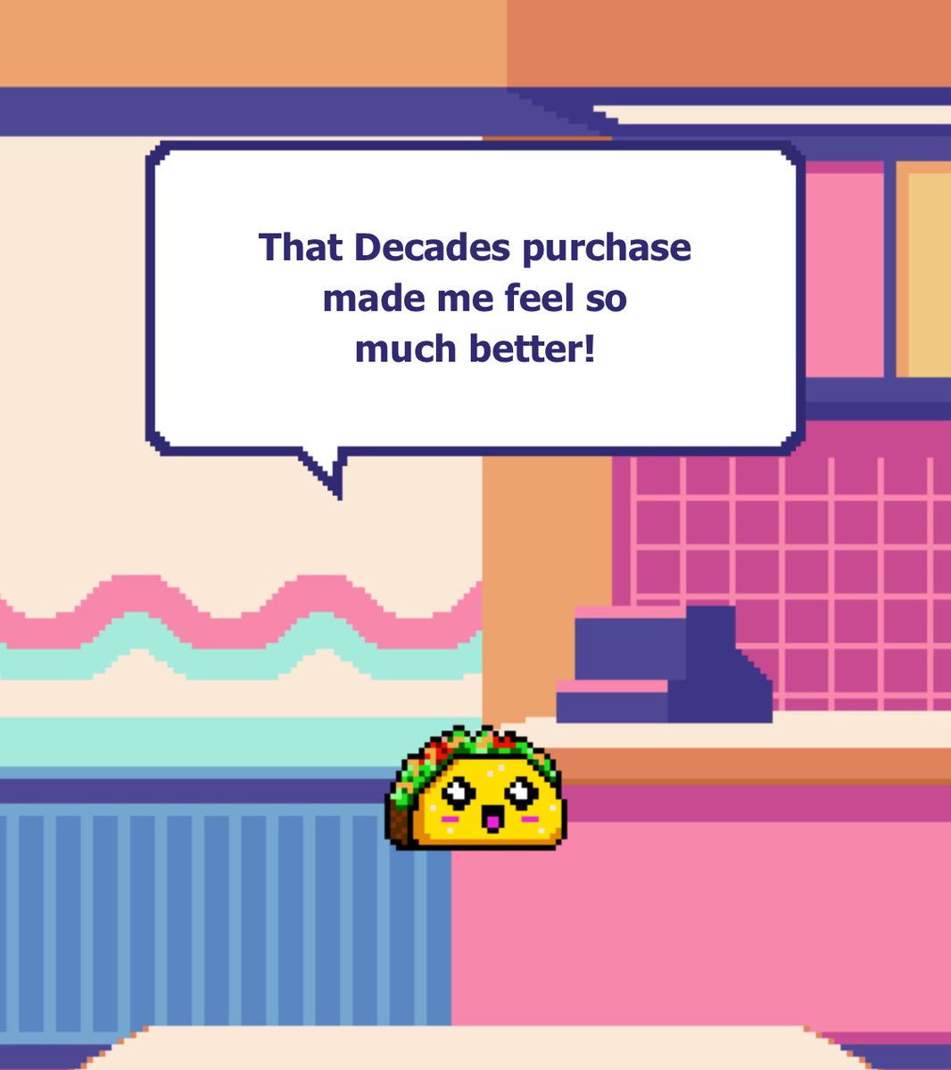ninjarubba's tweet photo. oops i fell for taco bell’s propaganda 
#cruncho #tamagotchi #capitalism https://t.co/7kKvX5RBuv