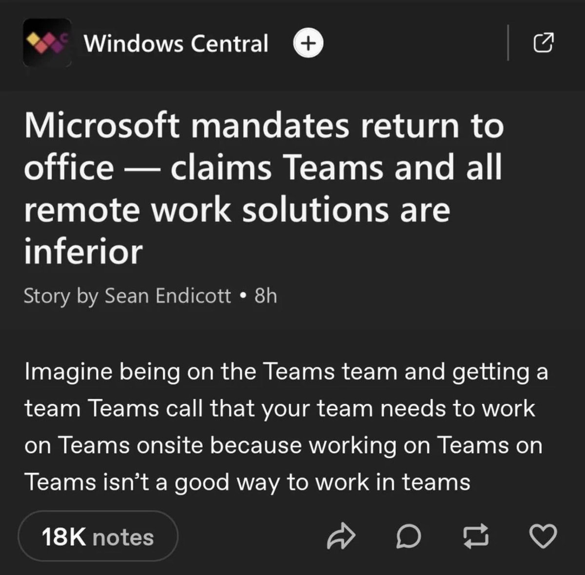 codejourney_'s tweet image. Microsoft rebuilds typescript compiler in go (not dotnet) Microsoft sells a tool to work remotely forcing employees to work from office (we already knew teams is inferior) What's next? All employees using Linux?