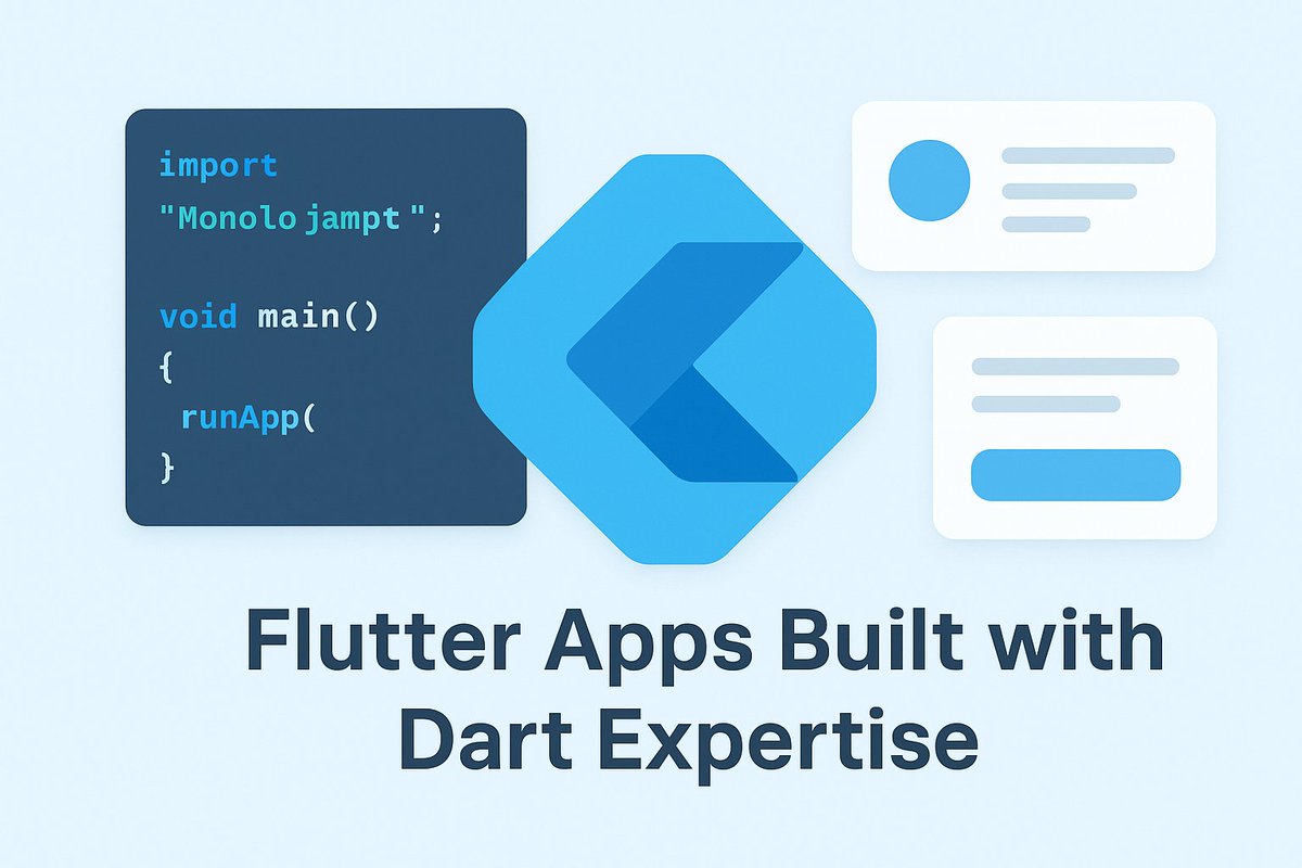 PrincyN5566's tweet image. Dart makes Flutter powerful 🚀 Its clean syntax and fast execution make app development efficient and seamless.
🚀 Dart + Flutter = fast, scalable apps. Hire expert developers 👉 HourlyDeveloper.io
#FlutterAppDevelopment #BookingApps #FlutterDevelopmentServices