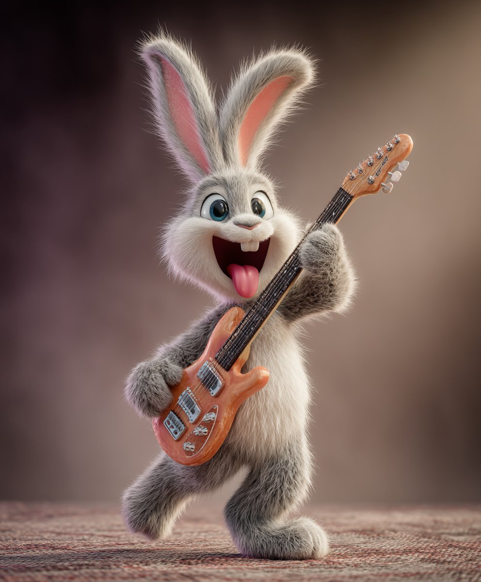 DiePlastikkarte's tweet photo. 🎸🐰 Rock ’n’ Roll Bunny is here to steal the stage!⚡️🎶✨
https://t.co/MIGqiLkx9K
#rockbunny #funnyanimalart #digitalillustration #midjourneyart #cutebunny #guitarplayer #rocknrollart #characterdesign #funartwork #digitalposter #adorableanimals #cartoonstyle #uniqueillustration https://t.co/VeD9pvcvuZ
