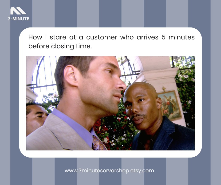 7minutepro's tweet image. We love our guests. But arriving 5 minutes before close? That's a different kind of love.
Follow us for more!
.
.
.
#serverlife #serverproblems #restaurantworker