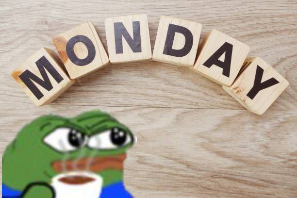 Gm fam.

Happy Monday.