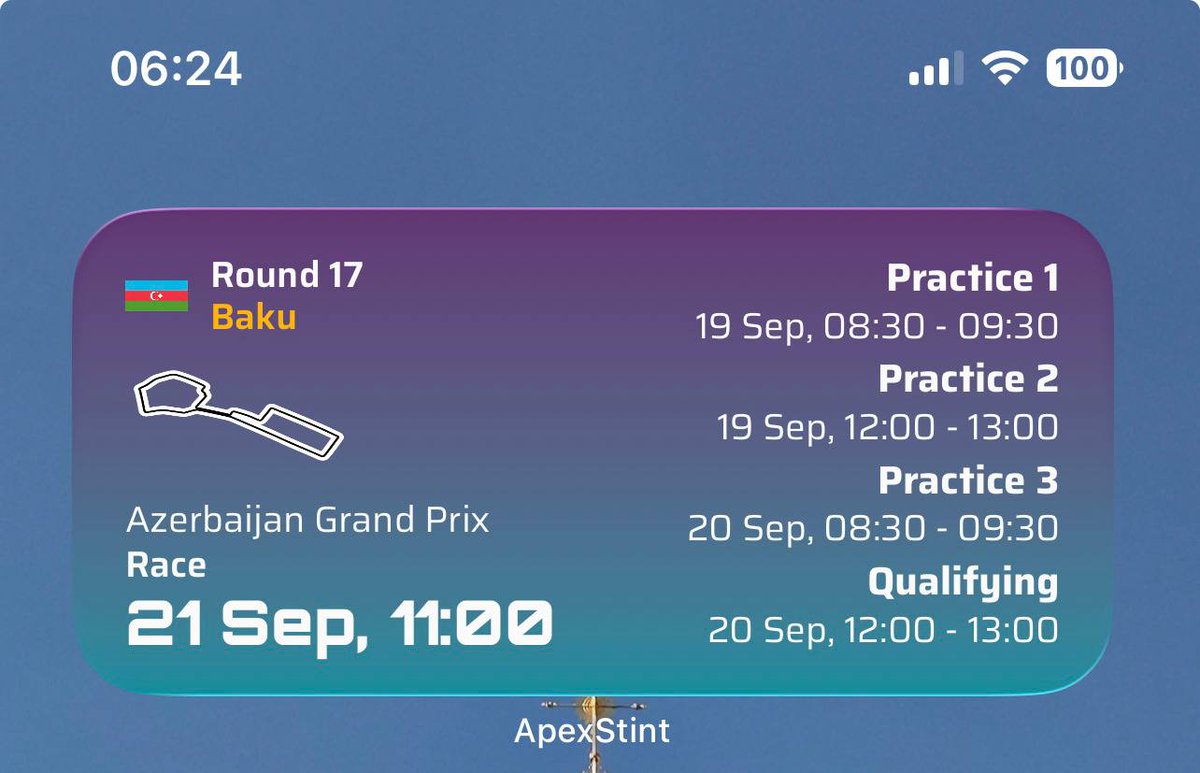 It's VROOOOOM WEEK!!!
#AzerbaijanGP #Formula1