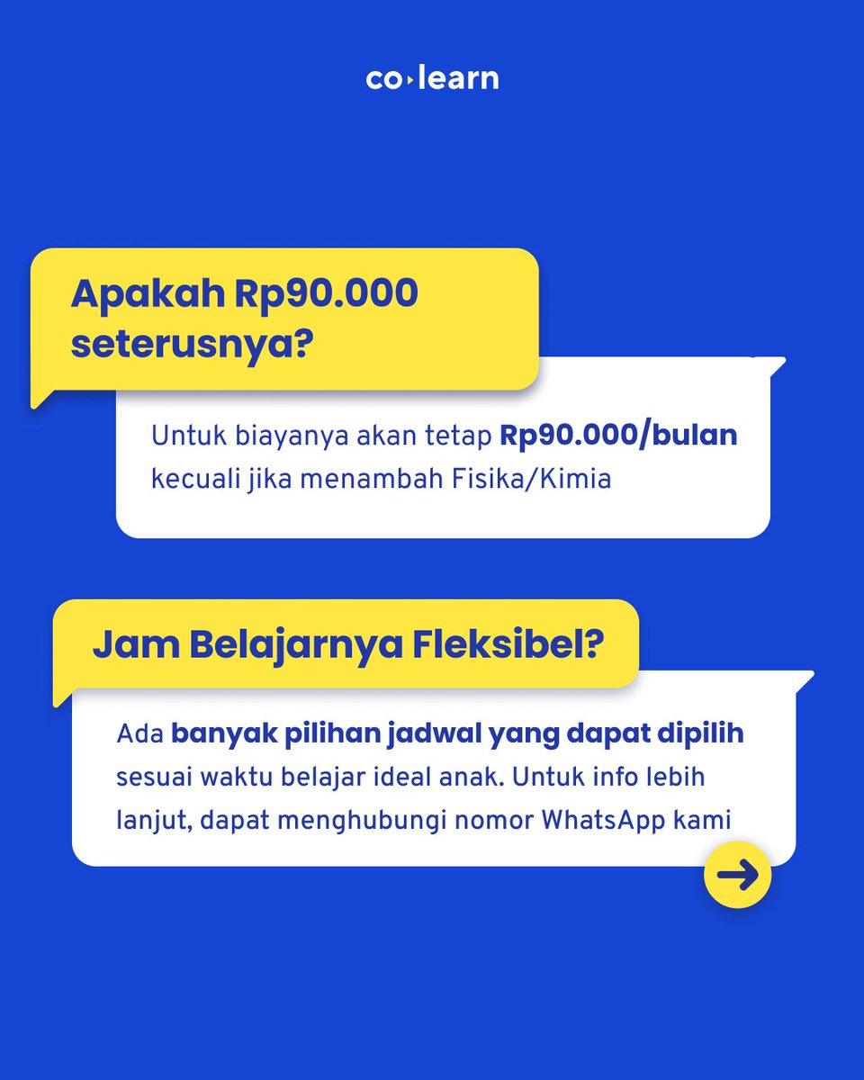 CoLearn | Bimbel Online 4 SD - 12 SMA tweet media