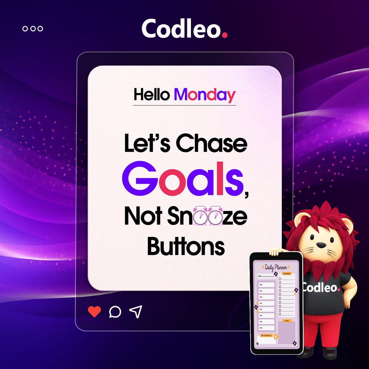 consultcodleo's tweet image. A Monday well-started is a week half-won.
Fuel your goals with fresh energy today.
#mondaymotivation #Codleo #growthmindset #monday #salesforcepartner #SalesforceConsultant