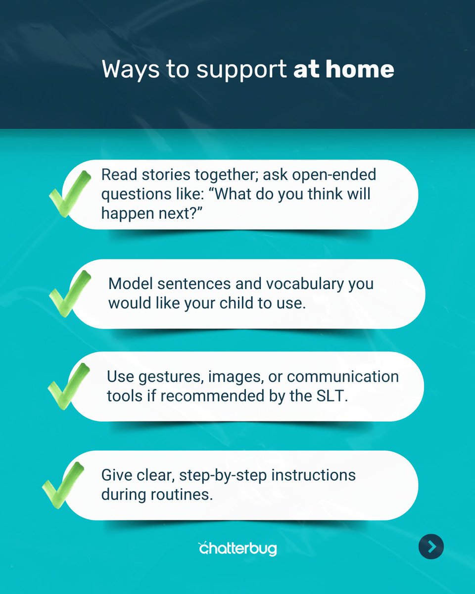 ChatterbugSLT's tweet image. As parents, you play a key role in noticing, celebrating, and supporting your child’s communication journey: This quick guide gives you simple strategies to support them at home with everyday routines - If you would like to know how we can support you: Contact us! #ParentSupport