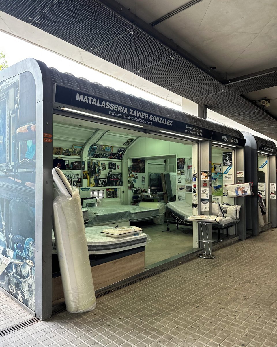 Matalasseria Xavier González 📍B735

Des de 1991, especialistes en el teu 😴 descans: matalassos, canapès, coixins i tèxtil per a la llar. Amb en Xavier, als Encants sempre hi sona el millor rock and roll. ❤️

@mercatsbcn