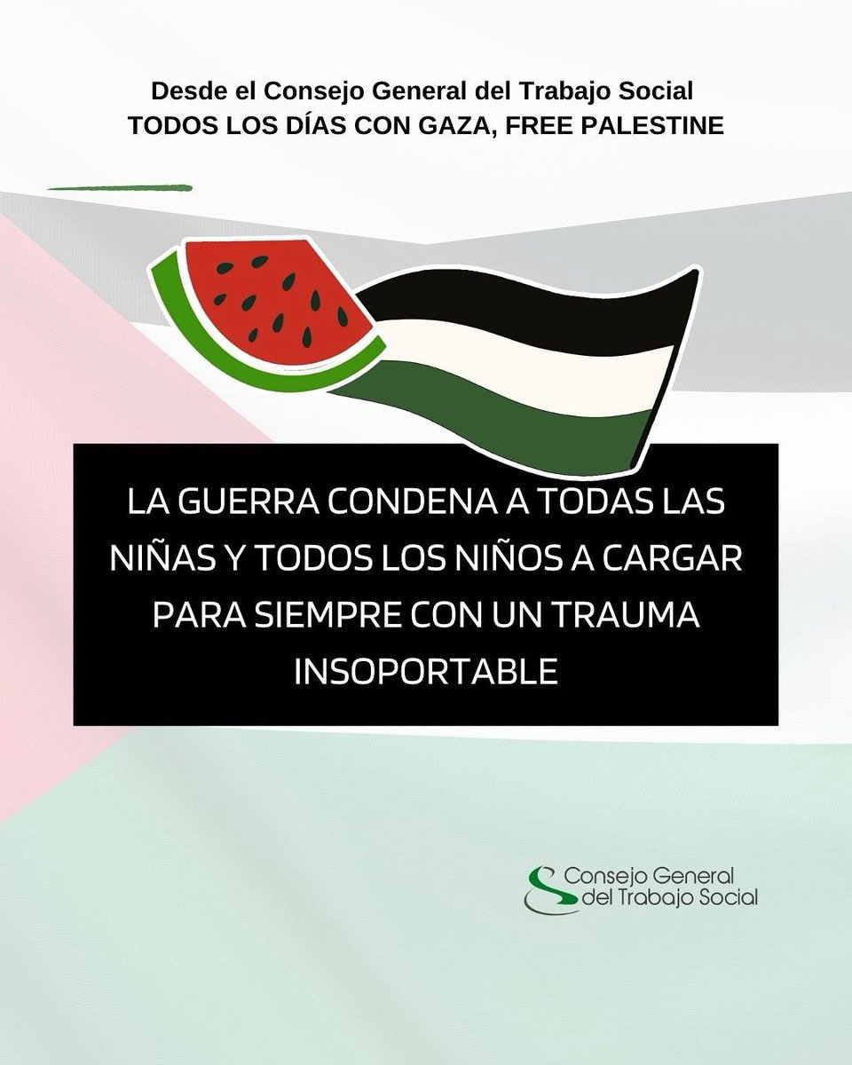 💔 La guerra no termina en el frente.
Cada bomba, cada ataque, deja cicatrices invisibles en quienes menos deberían sufrir: las niñas y los niños.

✊🏽 #Todoslosdiasconpalestina
✊🏽 #TrabajoSocia   #Gaza #FreePalestine #Altoalfuegoya