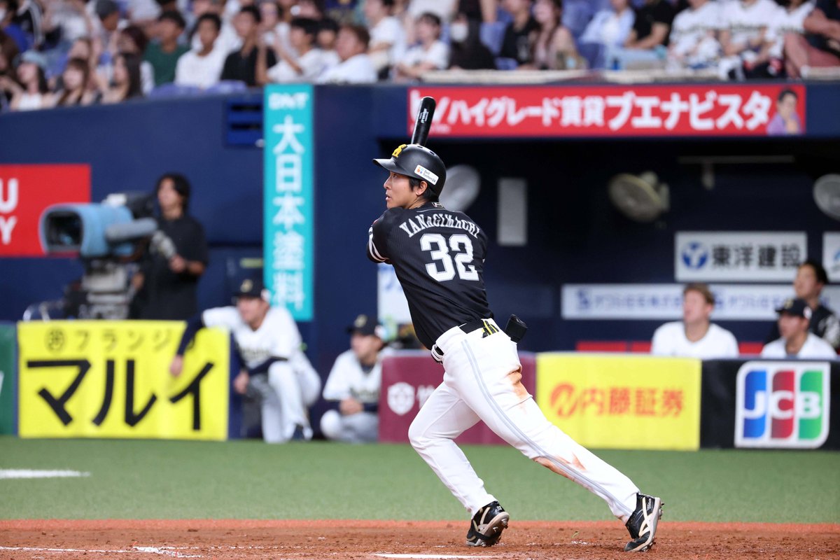 #柳町達 選手の犠飛で4点目！

#sbhawks #鷹フル