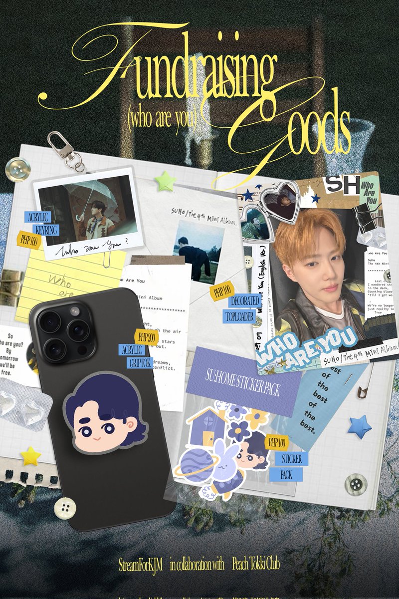 Spoiler alert! 🐰✨

An express merch sale is coming to support Who Are You 💿💙 and future projects for our dearest SUHO 🌷💫

Stay tuned, details dropping soon! 👀💌💖

Special collab with: <a href="/peachtokkiclub/">peach tokki | PRINT SLOTS OPEN</a>
&amp; <a href="/thechmushroom/">thecharliemushroom🍄</a>

#SUHO_WhoAreYou
#WhoAreYou #SUHO #수호