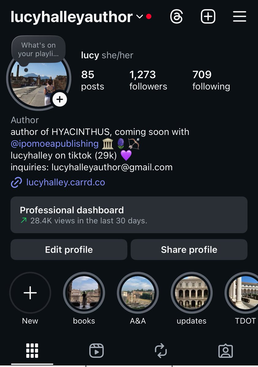 lucy HAS A BOOK DEAL FOR HYACINTHUS tweet media