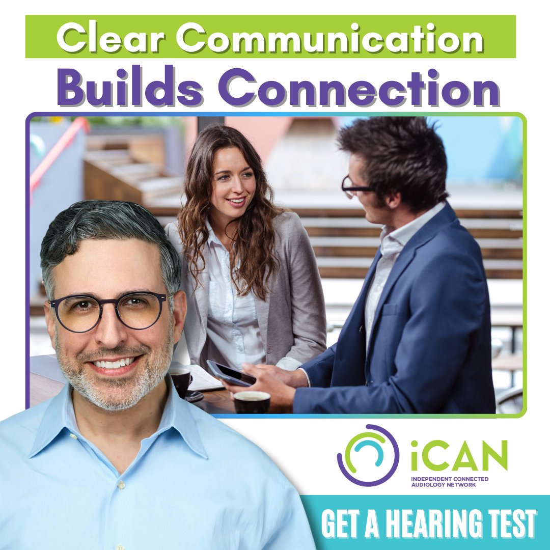 iCANAudiology's tweet photo. Clear communication builds strong connections 💬
Don’t let hearing loss hold you back—book a hearing test today.

Stay confident, stay connected.
🔗 https://t.co/fp3pBur4gM

#iCAN #HearingMatters #ConnectionCounts #Audiology #PatientCentredCare #HearingHealth https://t.co/MFIx7VkwGO