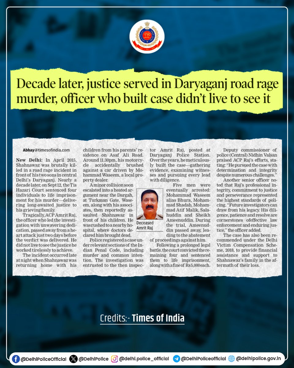 Delhi Police tweet media