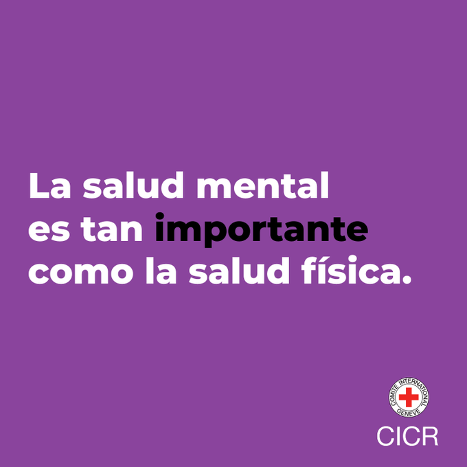 Per als qui necessitin recordar-ho.
Cuidar la #SaludMental és part del nostre treball en situacions de conflicte i violència armada a tot el món.
Comparteix si estàs d'acord!