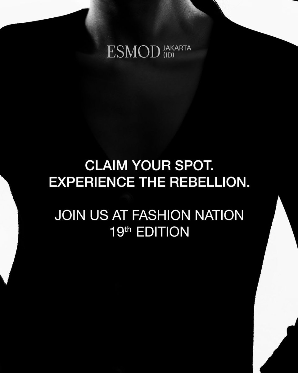❗️EXCLUSIVE GIVEAWAY ALERT❗️

We’re giving away 5 FREE VIP INVITES to the most anticipated fashion event of the season – FASHION NATION 19th EDITION ❤️‍🔥

Ready to EXPERIENCE THE REBELLION? This is your shot! 

CLAIM YOUR SPOT NOW
Swipe for T&amp;Cs 👉🏻

#ESMODJakarta #RunwaySyndicate