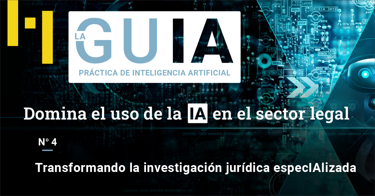 ARANZADI LA LEY (@aranzadilaley) on Twitter photo ✨ Transformando la investigación jurídica especIAlizada. Nueva entrega de la GuIA Práctica de la #InteligenciaArtificial, elaborada por <a href="/Cristina_Retana/">Cristina Retana</a>. Descubre como la #IA está transformando la investigación jurídica especializada. Solicita la GuIA 👉 ow.ly/KL3C50WWyqC ✨ Transformando la investigación jurídica especIAlizada. Nueva entrega de la GuIA Práctica de la #InteligenciaArtificial, elaborada por <a href="/Cristina_Retana/">Cristina Retana</a>. Descubre como la #IA está transformando la investigación jurídica especializada. Solicita la GuIA 👉 ow.ly/KL3C50WWyqC