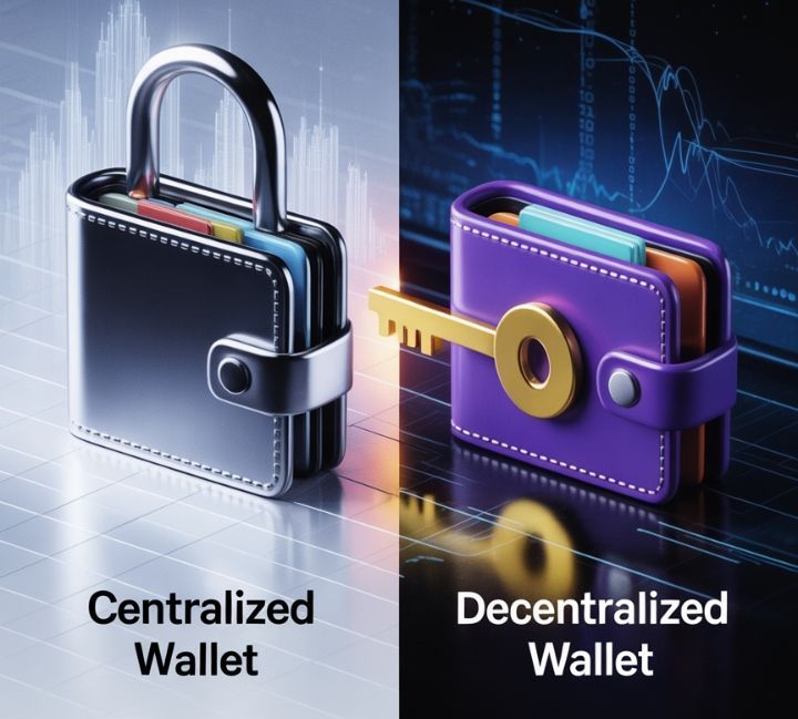 koinSolution's tweet image. What&apos;s the difference between a #Centralized wallet and a #decentralized wallet? 🤔  Centralized is controlled by a exchange, the other by YOU! 🔑 Choose wisely for your 
(news.koinsolutions.pro/whats-the-diff…)

#crypto. #cryptowallets #blockchain