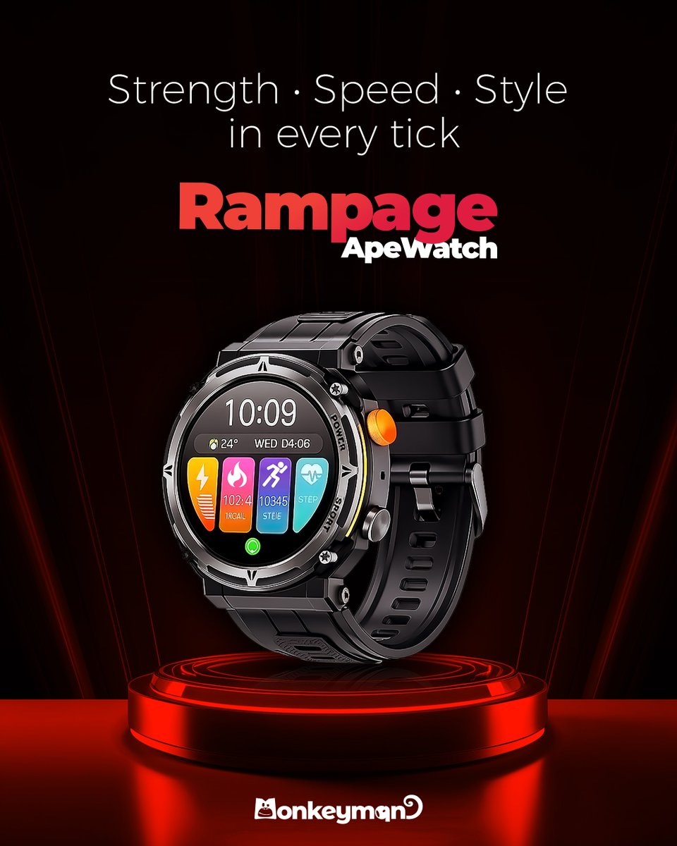 monkeymanstore's tweet image. ⚡ Strength in every move.
⚡ Speed in every step.
⚡ Style in every tick.

Rampage ApeWatch isn’t just gear—it’s an attitude.

Ready to flex your time? ⏱️🔥

👉 Visit: monkeymanstore.com

#monkeyman #sportyvibes #strengthandspeed #styleunlocked #everytickcounts