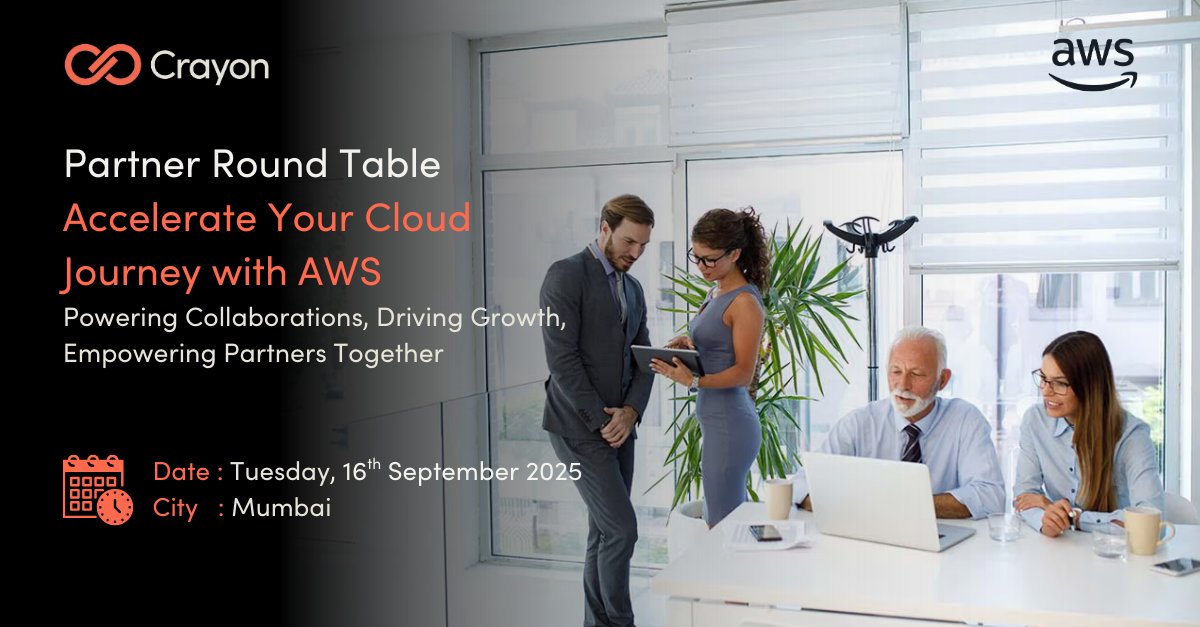 AbhijeetKly's tweet image. @CrayonIT 
Join us for a dynamic Partner Roundtable where cloud leaders connect, collaborate, and create impact.

#Partnerroundtable #Partnership #Collaboration #GTM #Mumbai
