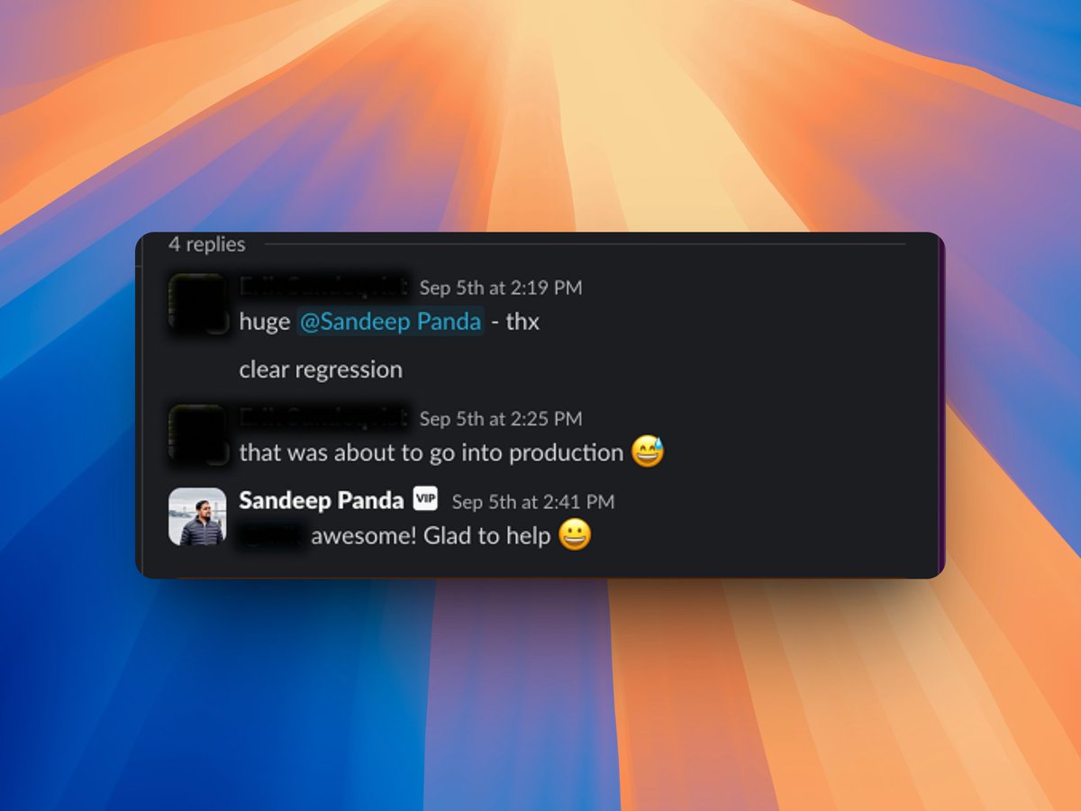Sandeep (@sandeepg33k) on Twitter photo since we started building <a href="/bug0inc/">Bug0</a> we’ve seen so many moments where a bug was just about to be shipped… but Bug0 caught it.
why does this work?
traditional browser testing is broken for one simple reason: fast moving teams ship so fast that the tests are outdated the very next since we started building <a href="/bug0inc/">Bug0</a> we’ve seen so many moments where a bug was just about to be shipped… but Bug0 caught it.
why does this work?
traditional browser testing is broken for one simple reason: fast moving teams ship so fast that the tests are outdated the very next