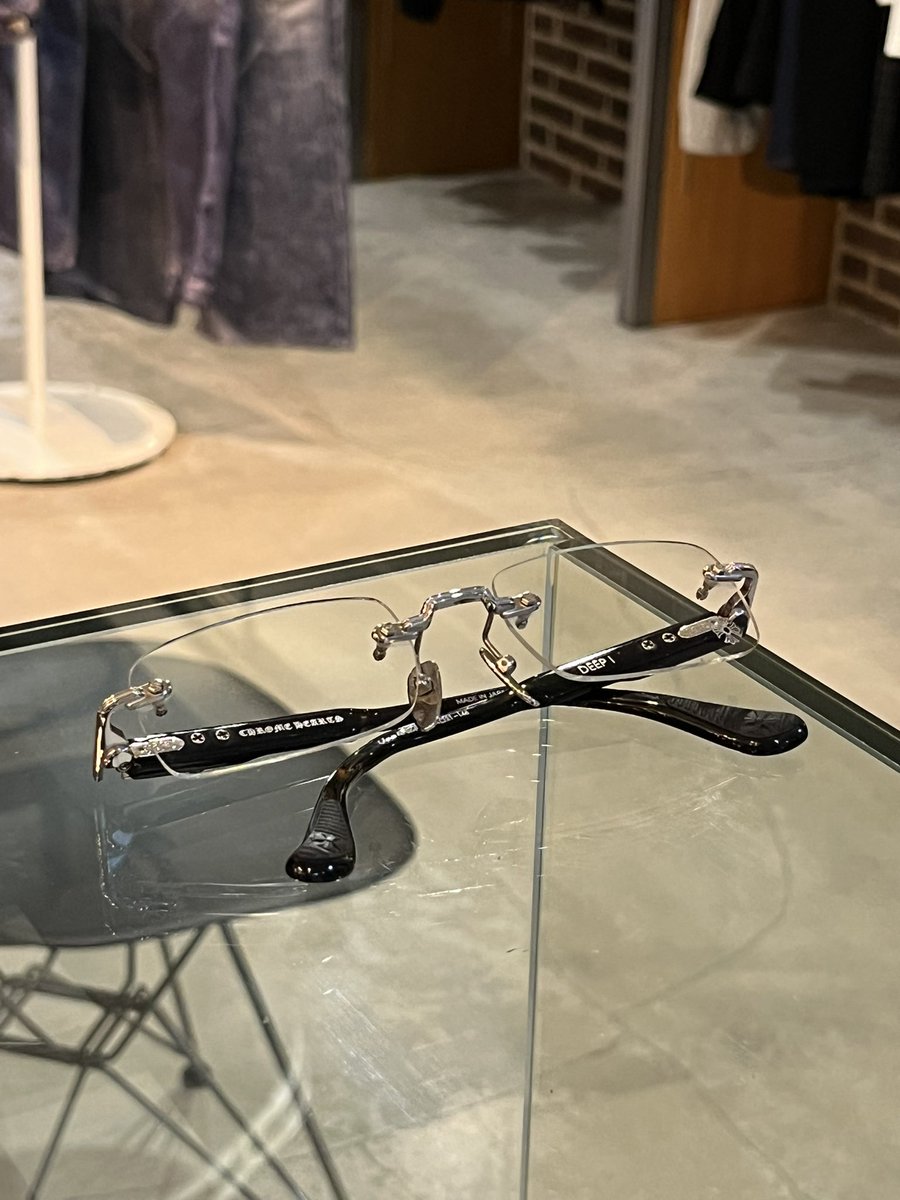 CHROME HEARTS DEEP 1 フローラルクロス リムレス眼鏡 詳細はDMにてお