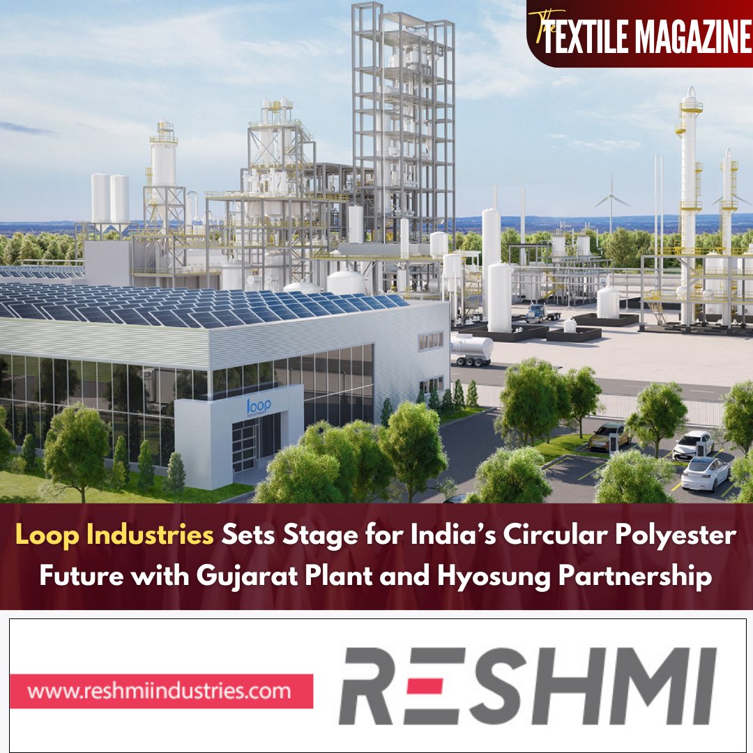 The textile industry faces a key shift as brands move from fossil-based materials to circular solutions. Loop Industries leads with sustainable polyester &amp; PET recycling.

𝐑𝐞𝐚𝐝 𝐌𝐨𝐫𝐞: indiantextilemagazine.in/loop-industrie…

#StrategicPartnership #Sustainability #CircularEconomy