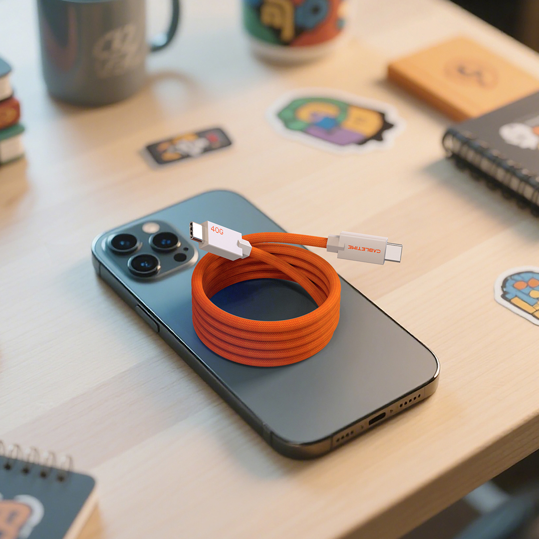 _CABLETIME's tweet image. 240W USB4 Magnetic Coil USB-C Charging Cable

All-in-One USB4 Cable – 240W Power

#cabletime #USB4cable #chargingcable #tech #gadget #iPhone17