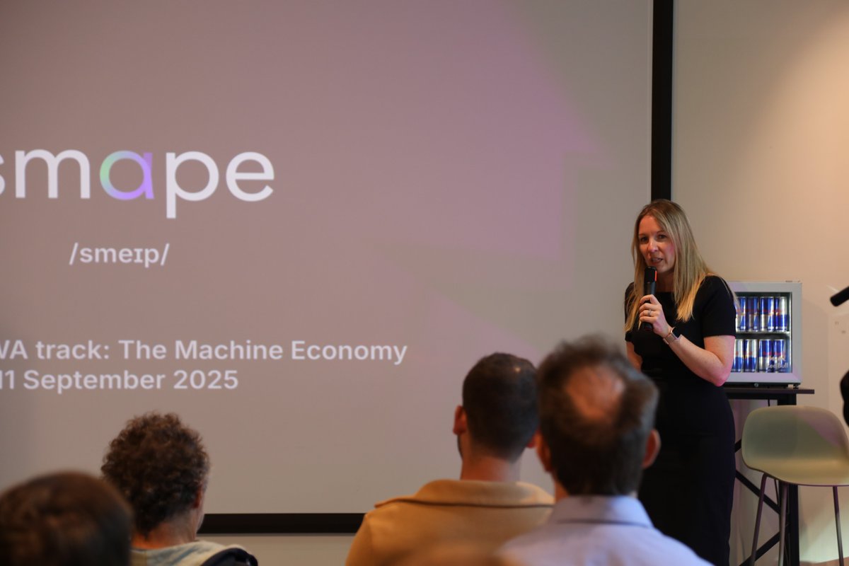 During last week's Vienna Blockchain Week by <a href="/DLTAustria/">DLT Austria</a> I had the pleasure of speaking about The Machine Economy. We often see #AI, #IoT, and #Web3 as separate innovations. In reality though, we shouldn't think about one without the other. Only in combination we can guarantee an