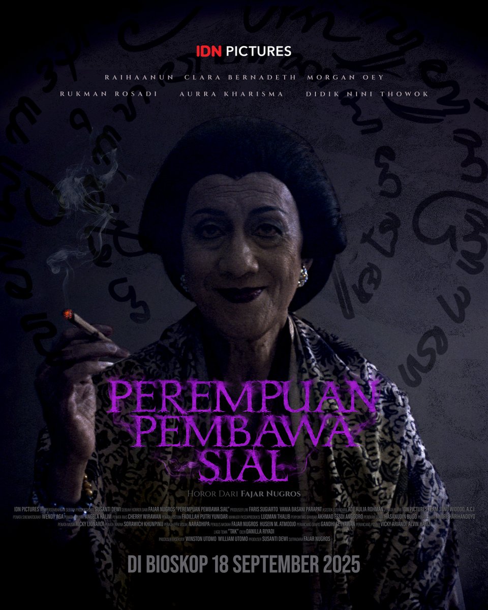 Pernah kepikiran nggak, jangan-jangan kesialan tanpa henti di hidup kamu, adalah karena "hutang" perbuatan kamu yang harus dibayar? 😈

#PerempuanPembawaSial #PPS
#FilmPerempuanPembawaSial #FilmPPS
