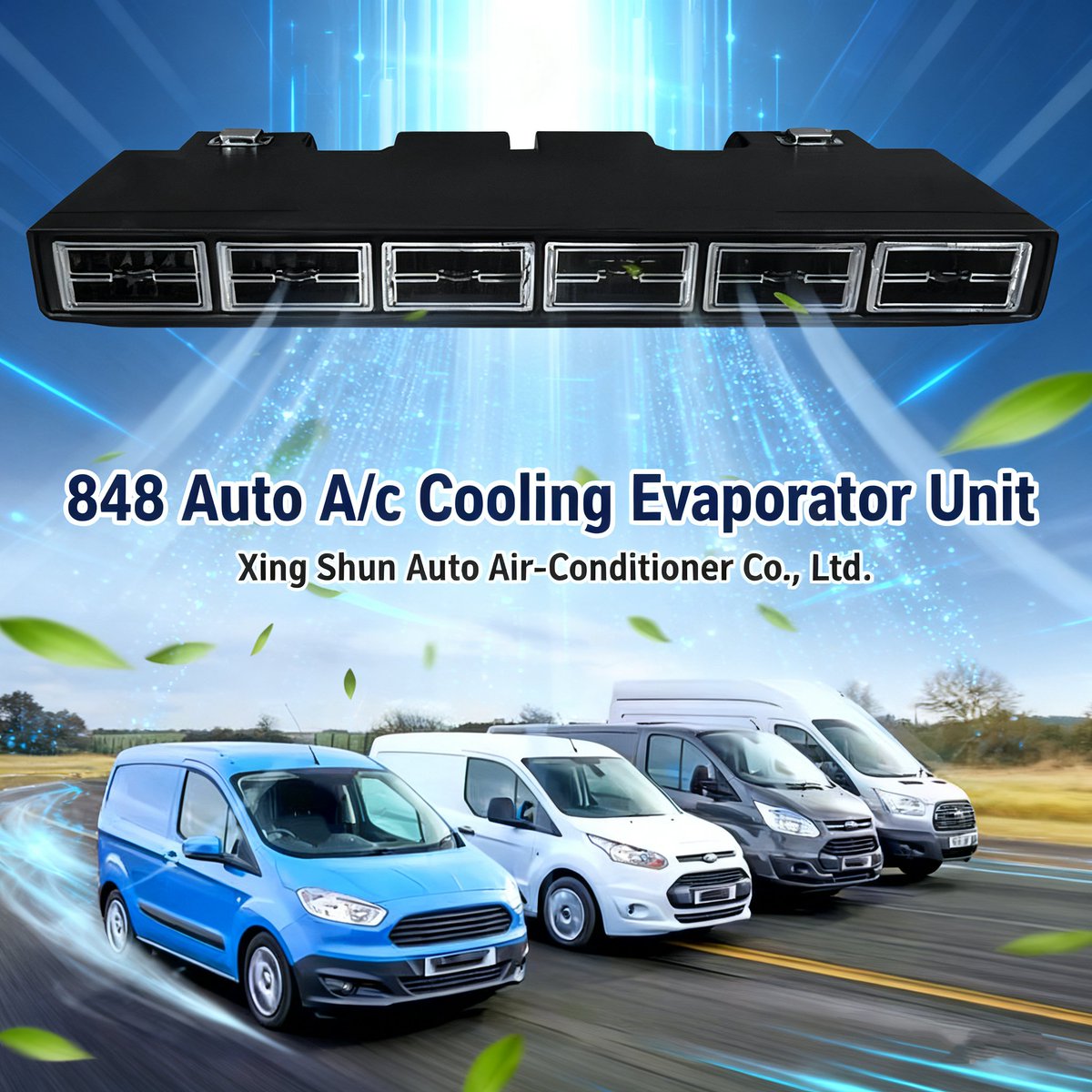 AmyLian52772770's tweet image. ❄️ Stay cool on every drive!
 848 Auto A/C Cooling Evaporator Unit 🚐
From Xing Shun Auto Air-Conditioner Co., Ltd. – factory direct, reliable quality.
#AutoAC #XingShun #CoolingSolutions #EvaporatorUnit