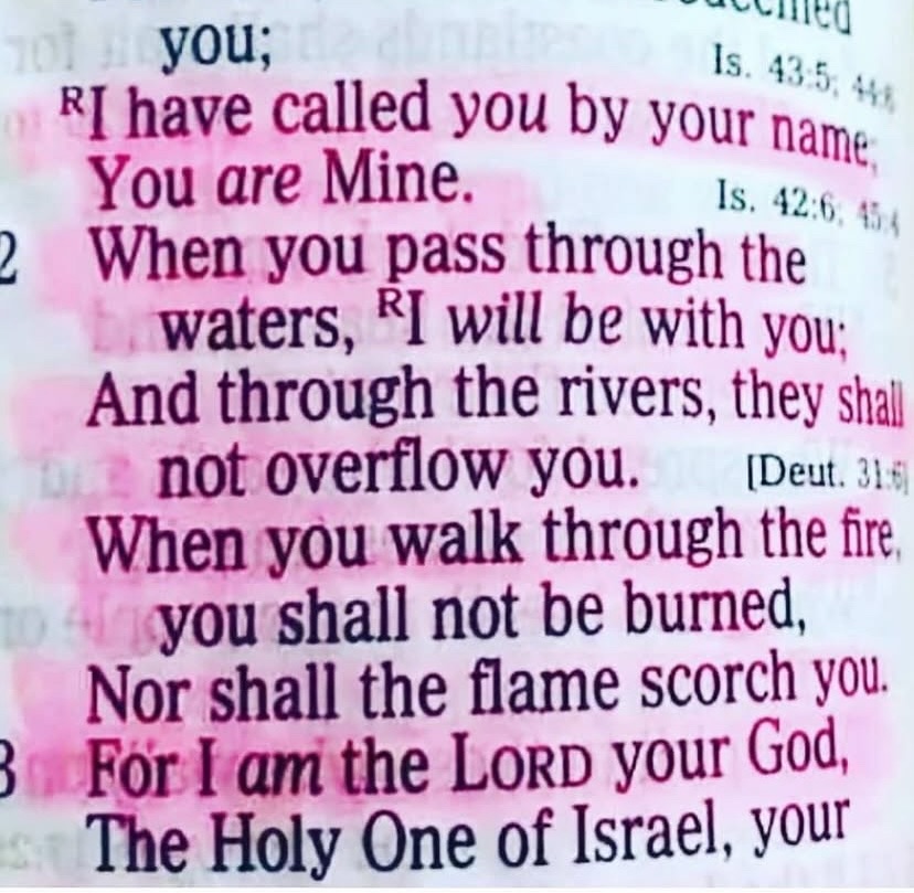 Isaiah 43:1-3
