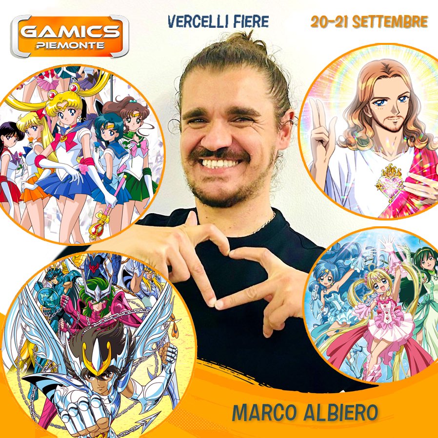 AlbieroMarcoArt's tweet photo. Chi mi viene a trovare al Gamics Piemonte a Vercelli il 20-21 Settembre?
Avrò con me i miei nuovi calendari…
ღゝ◡╹)ノ♡
#marcoalbiero #albieromarco #marcoalbieroart #saintseiya #icavalieridellozodiaco #sailormoon #聖闘士星矢 #Tokyomewmew #manga #anime #kirisutosama #kirisuto https://t.co/nxqLTmzXPl