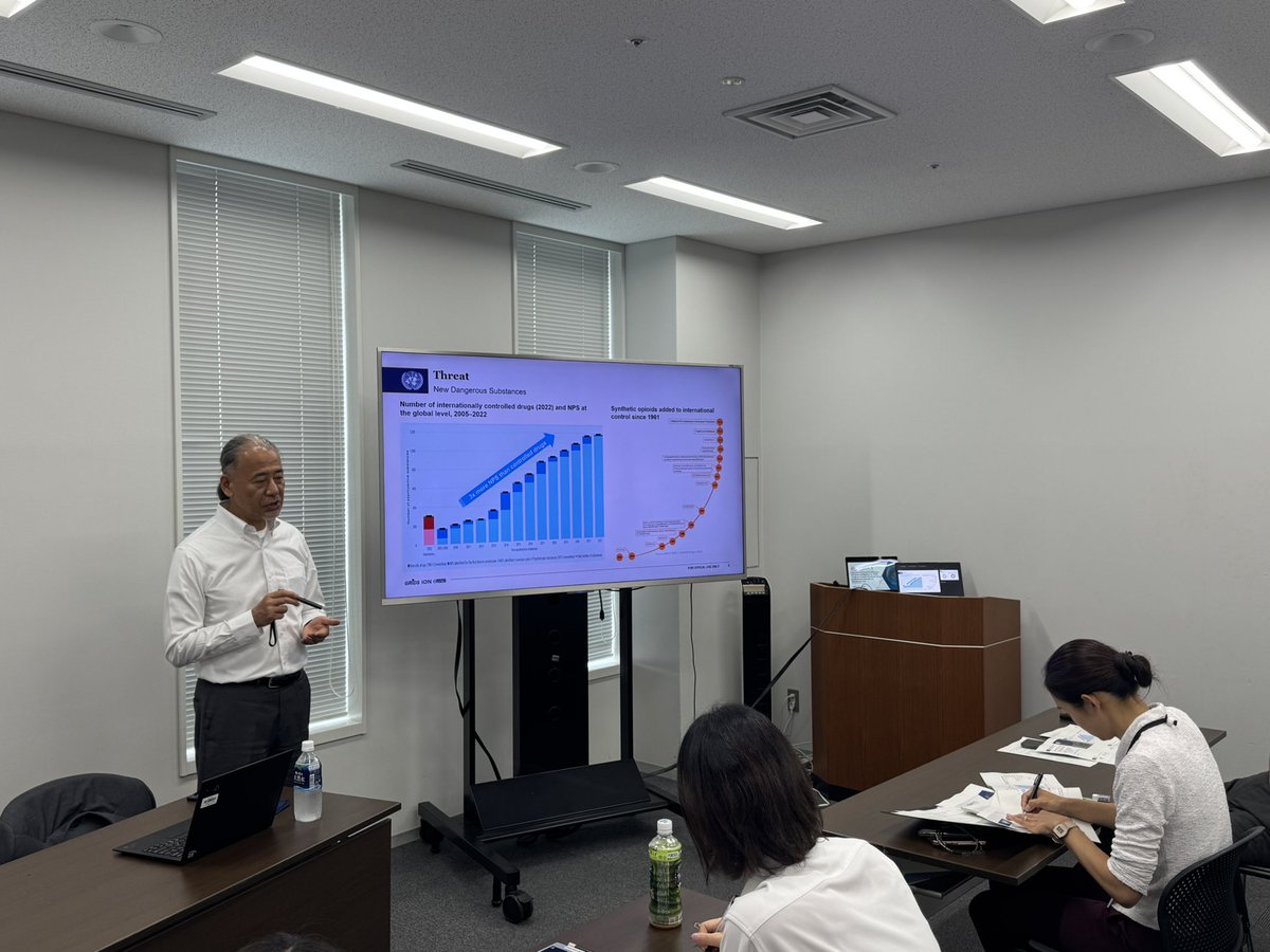 Project ION Manager <a href="/FumioIto2/">Fumio Ito</a> &amp; <a href="/INCB_GRIDS/">INCB GRIDS</a> RTO for Asia/Pacific briefed 🇯🇵 Officers specializing in #Cybercrime from Japan’s Narcotics Control Department on #OSINT, online monitoring using INCB tools &amp; hands-on crypto analysis to combat trafficking in #NPS &amp; synthetic #opioids