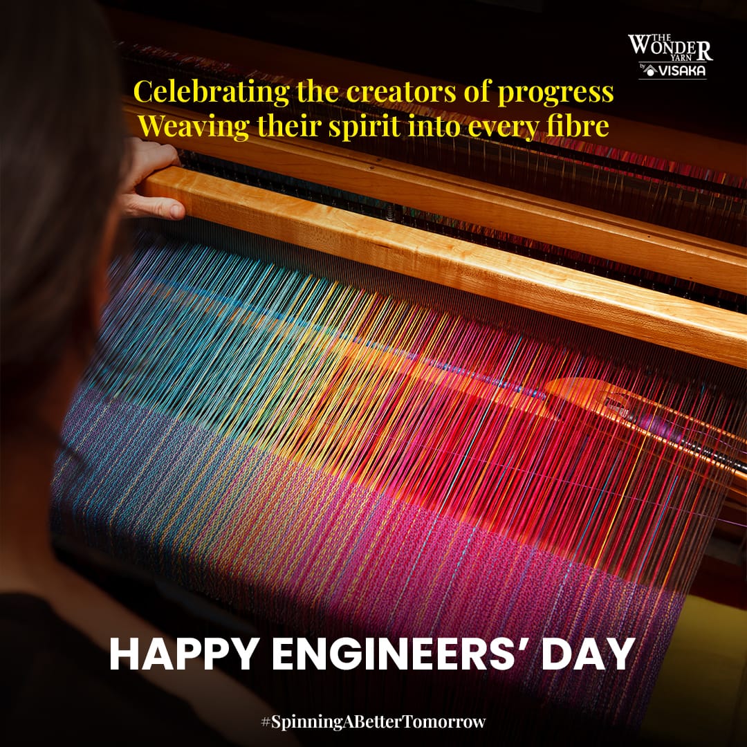 WonderYarn's tweet photo. Wishing everyone a Happy Engineers’ Day filled with pride and progress.
#wonderyarn #EngineersDay #InnovationInMotion #ProofThatDifferentWorks https://t.co/NTF8yRks2Z