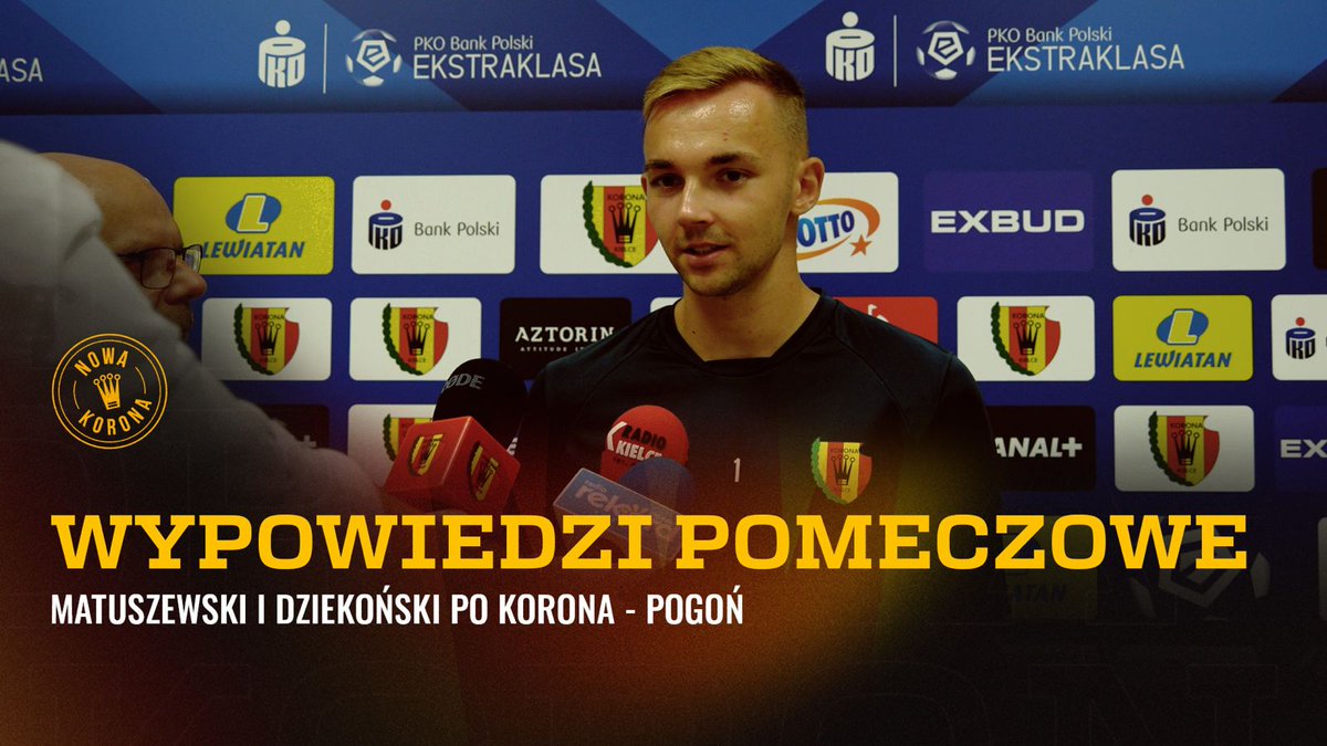 Korona_Kielce's tweet photo. 🗣️ – Trzy punkty u siebie smakują bardzo dobrze. To już trzecie z rzędu czyste konto u siebie, więc mam nadzieję, że to już będzie taki rytuał tutaj u nas w Domu. Dołożymy jeszcze do tego zwycięstwa na wyjazdach i będzie naprawdę super – powiedział Xavier Dziekoński po #KORPOG ⚽️
🎙️ Zapraszamy do wysłuchania pomeczowych wypowiedzi naszych zawodników! 🟡🔴
🔗 LINK 👉 https://t.co/dzViIN48qr