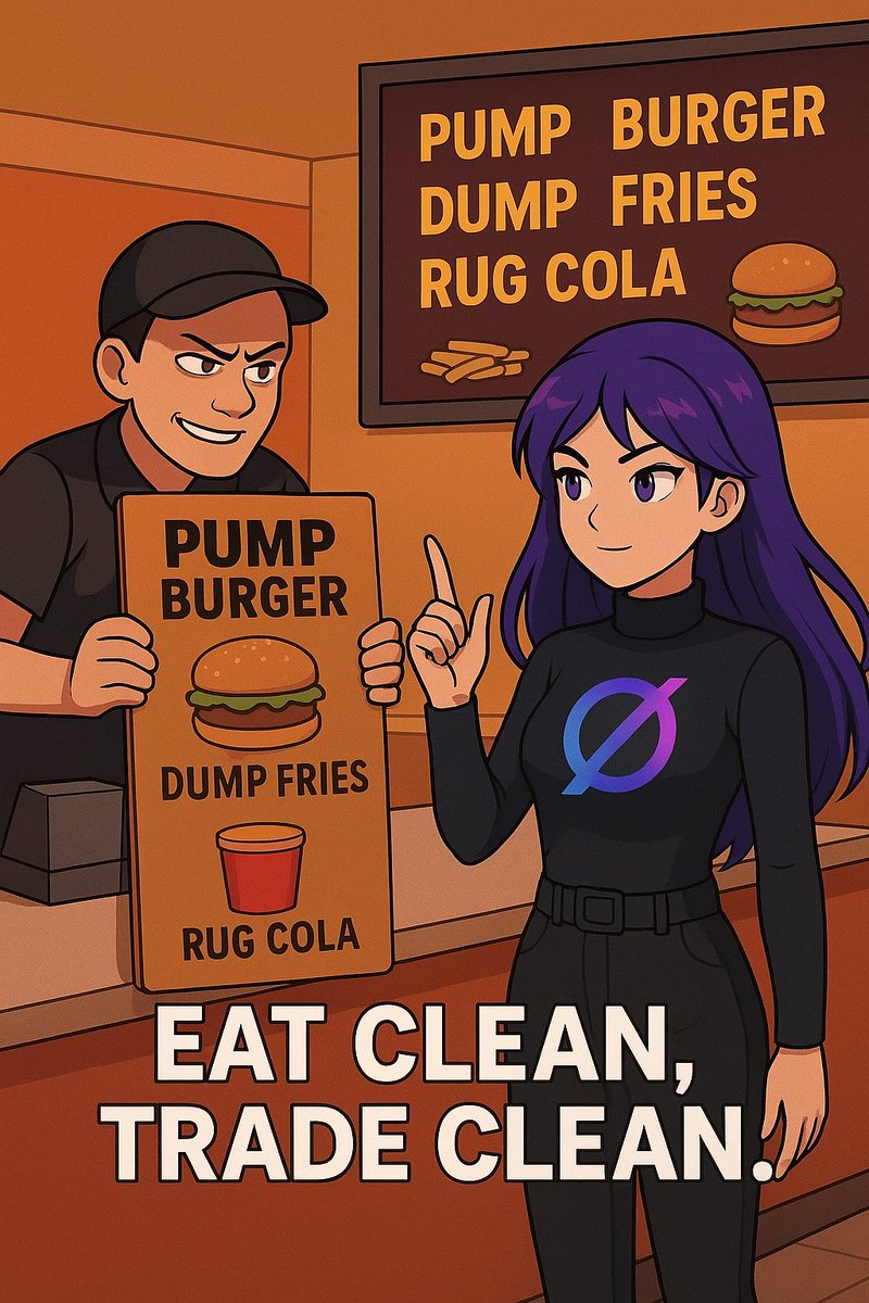 🍔 Pump Burger?
🍟 Dump Fries?
🥤 Rug Cola?

Nah… ZERØ Fam only orders the Trustless Meal™, 100% scam-free, packed with real value.

🚫 No greasy lies.
🚫 No fast-food scams.
✅ Only clean trades.

Eat clean, trade clean. #ZERØ

#CryptoTruth #DeFi