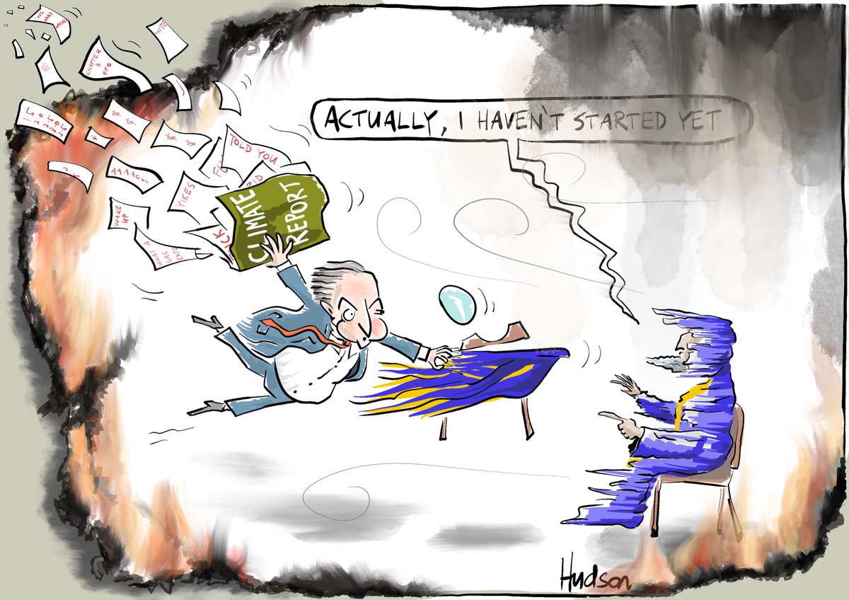 So, what does the future look like? #auspol #climate ko-fi.com/hudsoncartoons